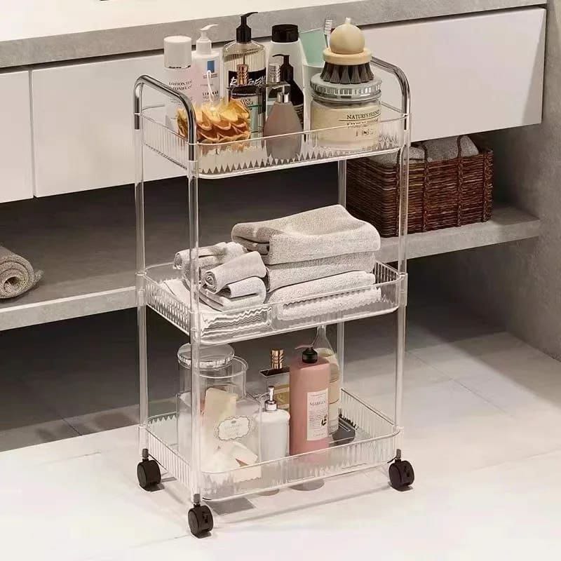 3 layer clear multipurpose/cosmetic organiser