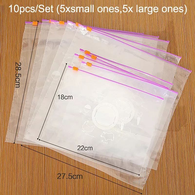 Ziplock 2kg with purple zipper