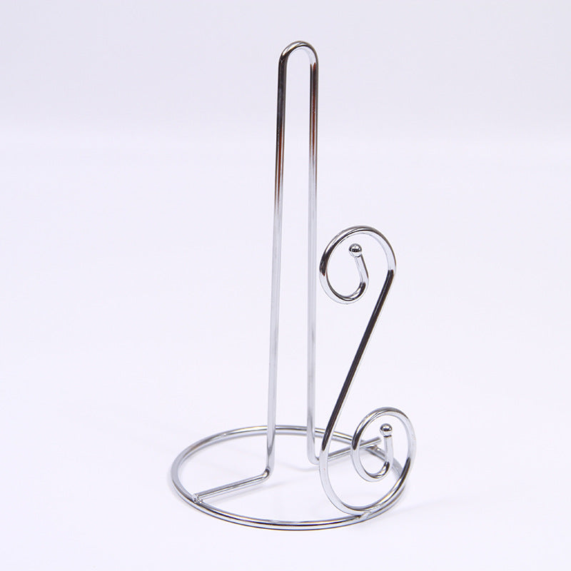 Kitchen roll holder silver