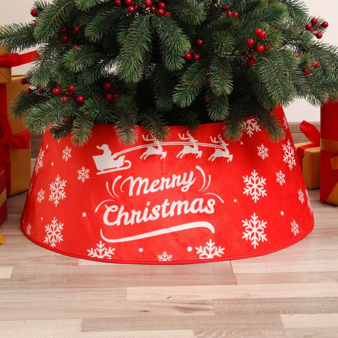 Christmas Tree Decorations Creative Printed Sequins Stereoscopic Tree Bottom Decoration Tree Skirt

diameter: 60cm; height: 20cm