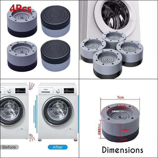 Non slip antivibration pads 4pcs set