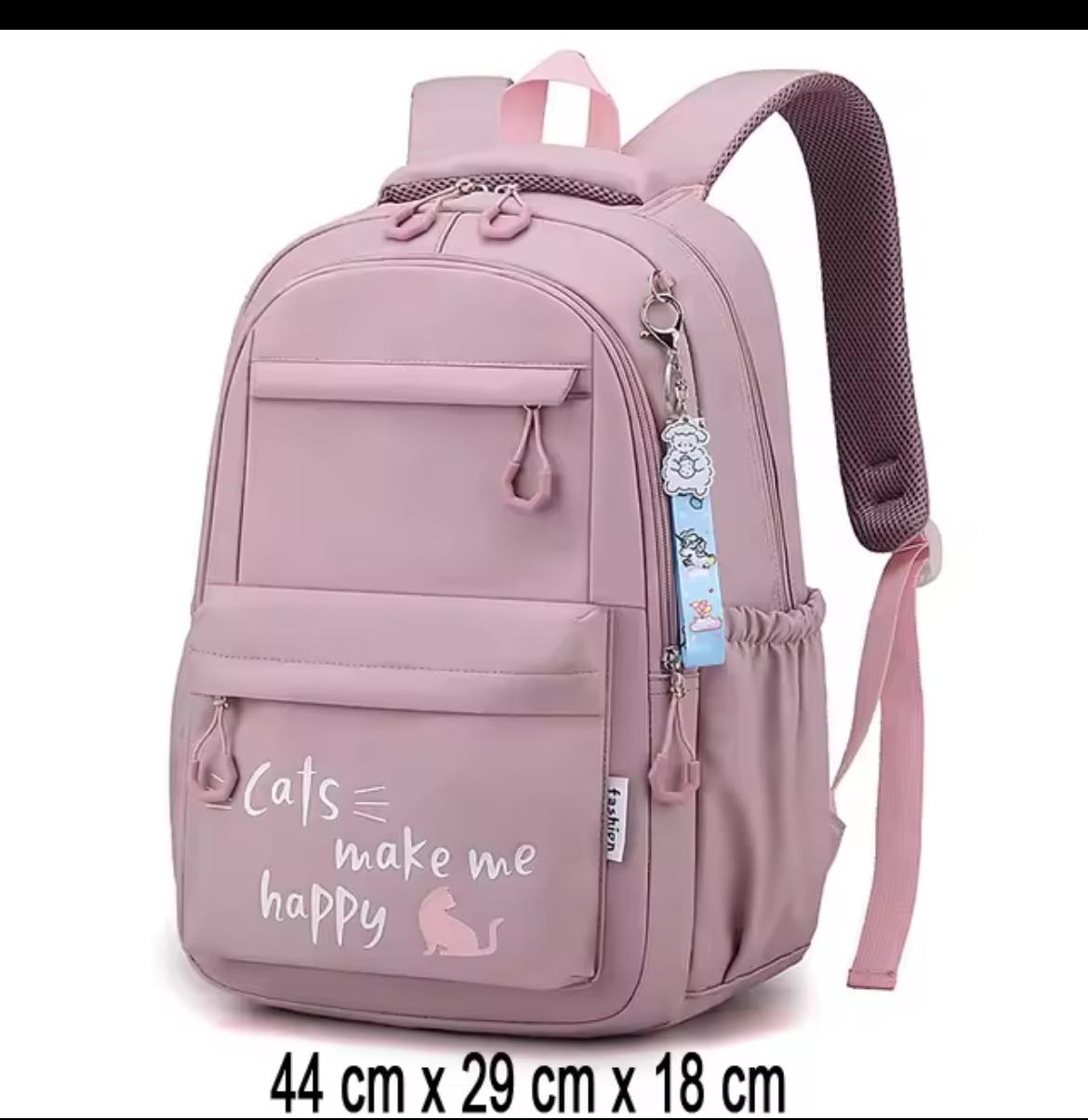 Cute Girls Backpack. Large capacity school bag.