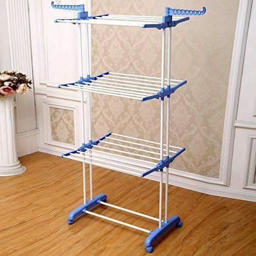 Portable cloth rack 4layer