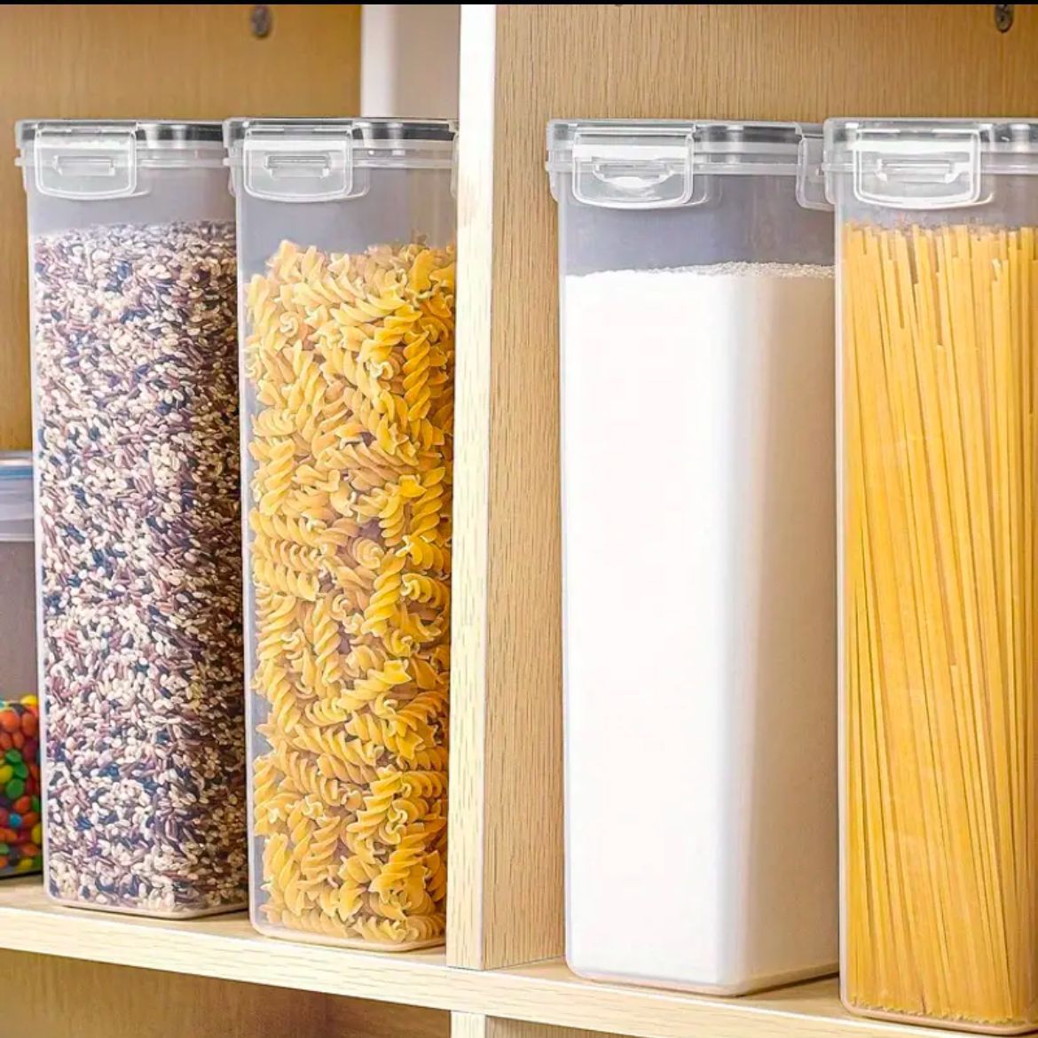 4pcs BPA-Free Airtight Food Storage Containers