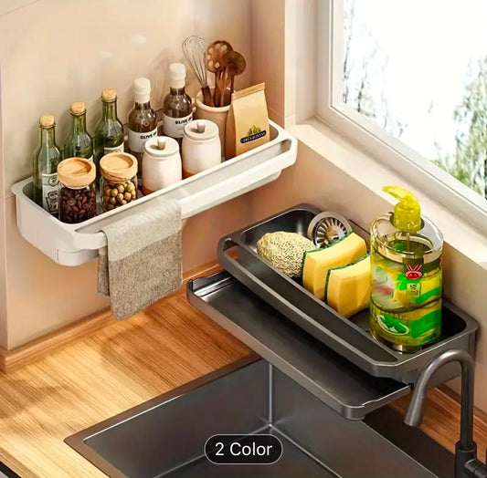 Wall-Mounted Sink Caddy Organizer