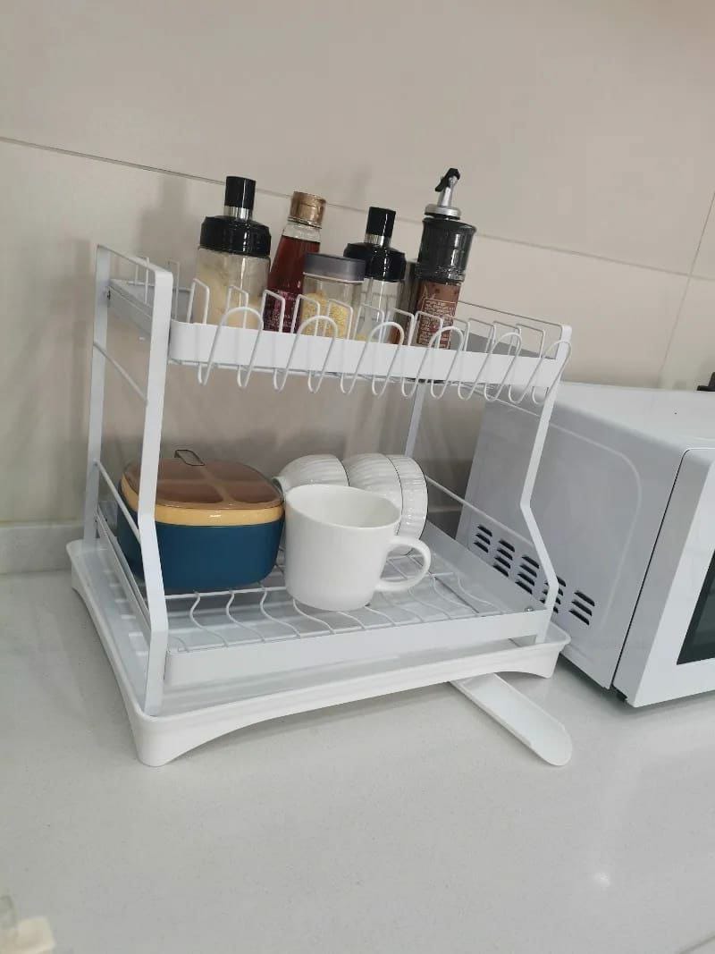 L-design classy dish rack